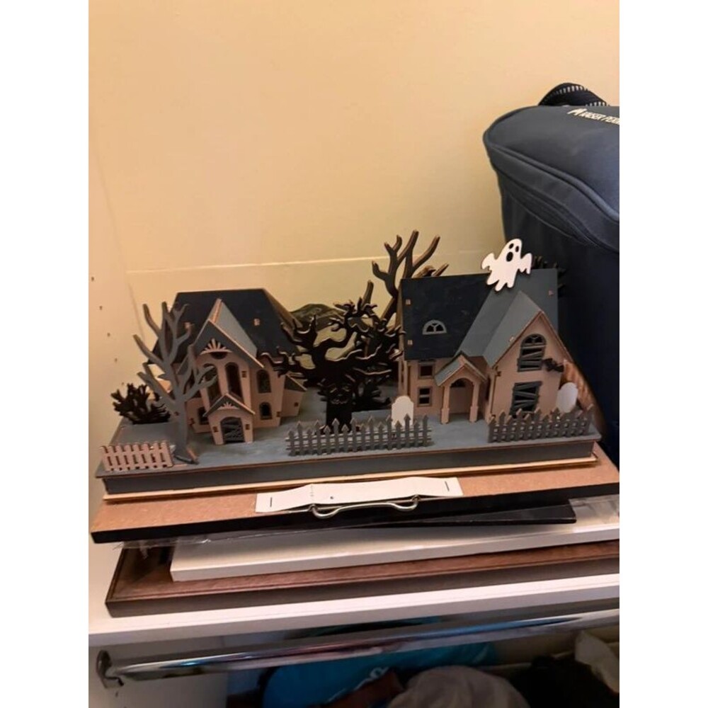 Halloween haunted house kit decor already made spooky